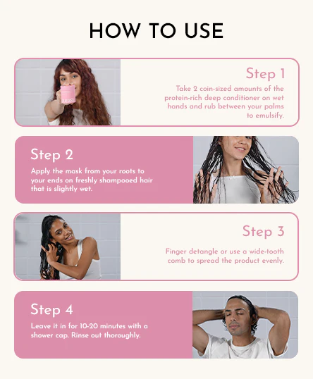 Protein Powered Deep Conditioning Hair Mask (50gm) - Image 6