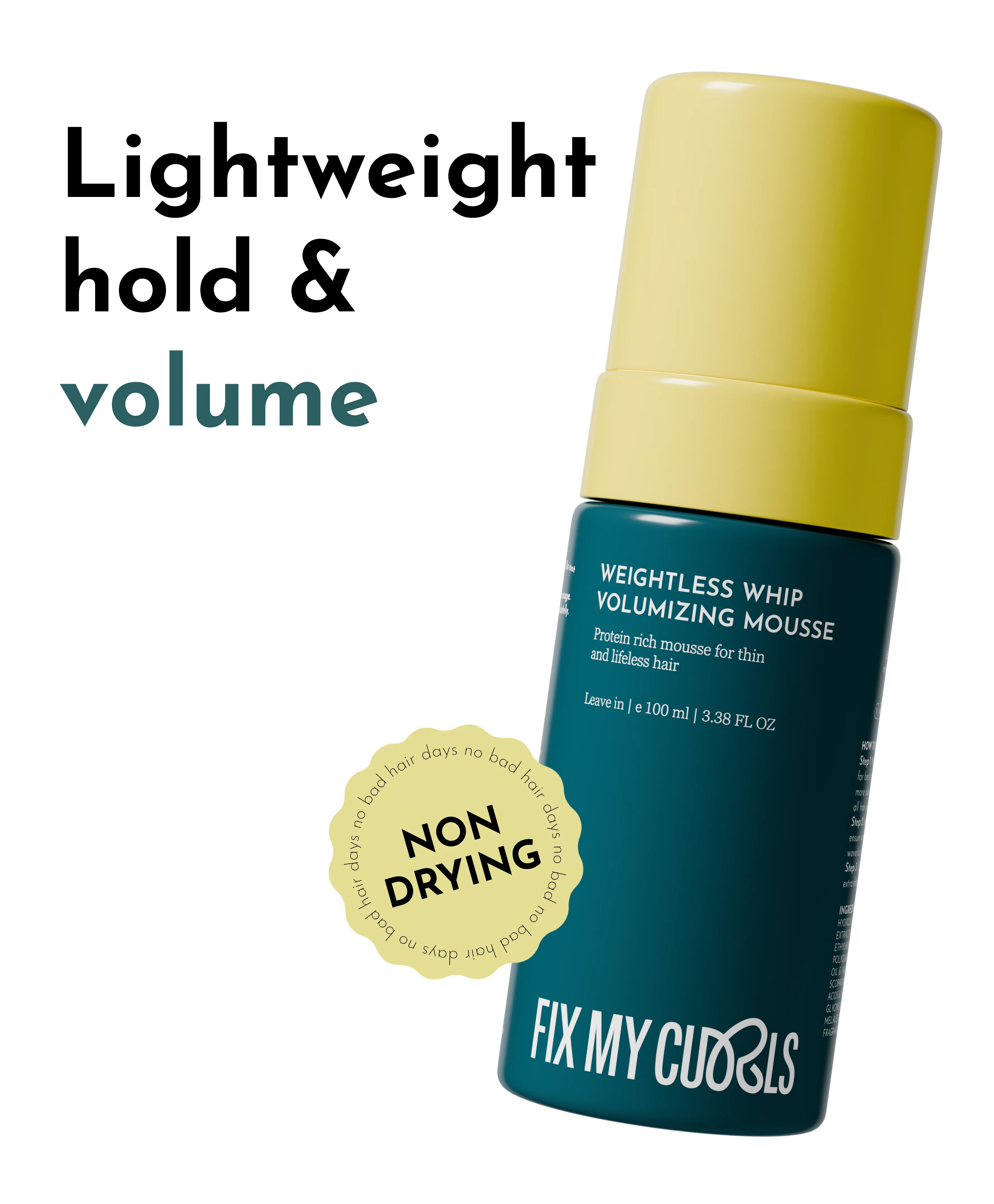 Weightless Whip Volumizing Mousse(100ml)